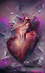 A Shattered Heart Ai Artwork