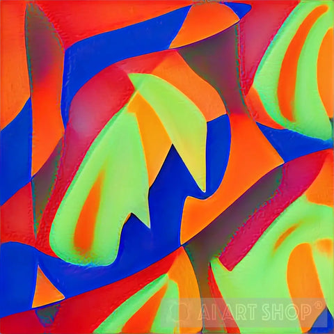 Abstract 0054 Ai Painting