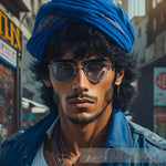 Aesthetic And Cinematic Character Portrait Of A Handsome Male With Cool Hair Ai Art