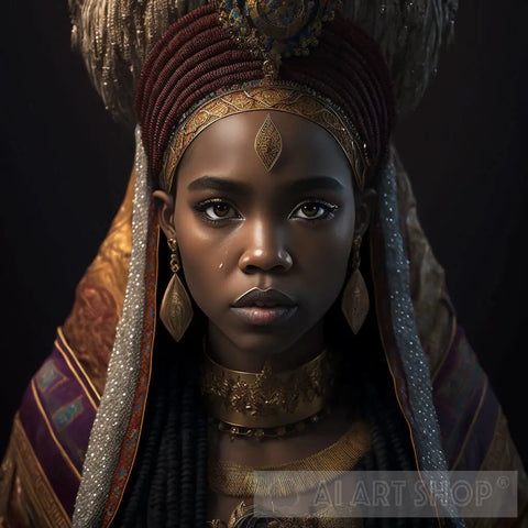 African Princess Ai Artwork