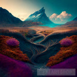 Aladdinplayz - Veins Of Life Landscape Ai Art