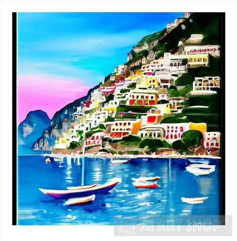 Amalfi Coast 1 Ai Artwork