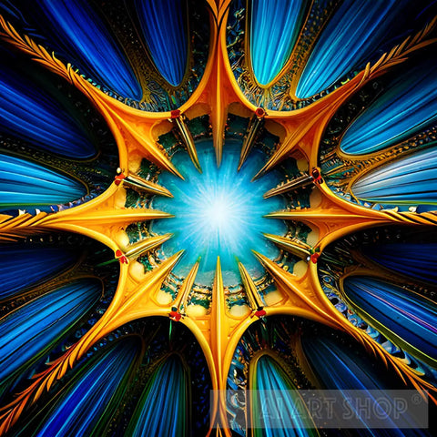 An Abstract Conceptual Star Abstract Ai Art