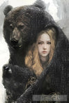 Artio Bear Goddess Ai Painting