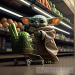 Baby Yoda Shop Ai Artwork