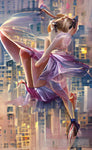 Ballerina Dancing In The City Ai Artwork