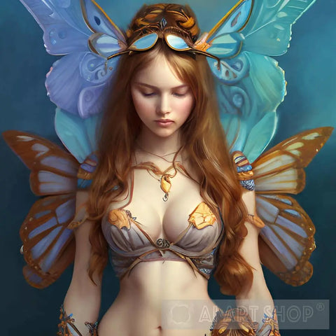 Butterfly Girl Ai Artwork