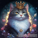 Cat And Crown Ai Artwork