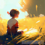 Childhood Moments Landscape Ai Art