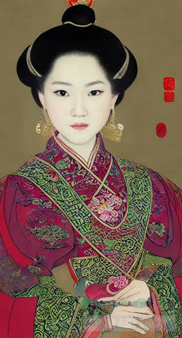Chinese Princess 02 Portrait Ai Art