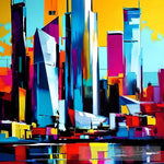 City Of Colours Ai Painting