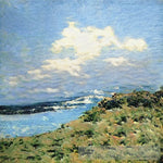 Cliff in the Gulf of Saint Tropez-Painting-AI Art Shop