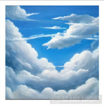 Cloudy Blue Sky Ai Artwork