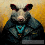 Cool Dude Rat Animal Ai Art