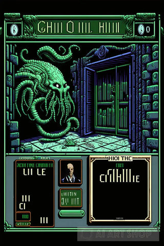 Cthulhu Is Coming 90S 16Bit Game Style Ai Artwork
