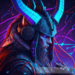 Cyber Viking Ai Artwork