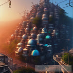 Cyberpunk Favela Architecture Ai Art