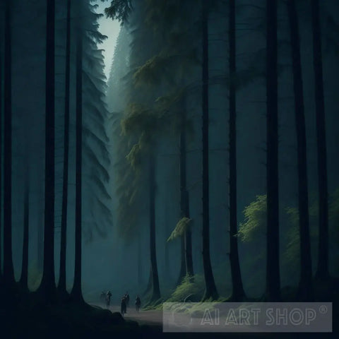 Dark Forest Ai Artwork