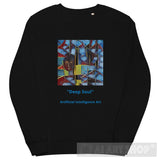 Deep Soul Ai Art Unisex Organic Sweatshirt