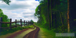 Dirt Road In The Woods Nature Ai Art