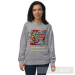 Dont Lose Yourself Ai Art Unisex Organic Sweatshirt Grey Melange / Xxl