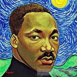 Dr. Martin Luther King Jr. Portrait Ai Art