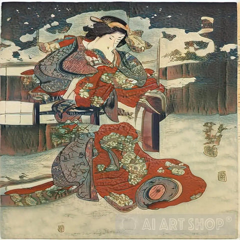 Dreams Of A Geisha #4-AI Art Shop