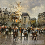 Early Evening in Paris-Painting-AI Art Shop