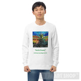 Earth Power Ai Art Unisex Organic Sweatshirt