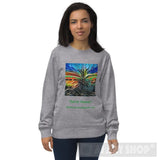 Earth Power Ai Art Unisex Organic Sweatshirt Grey Melange / Xxl