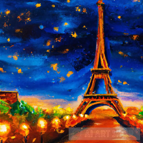 Eiffel Tower Ai Painting