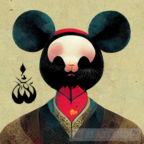Fatwa Mickey Mouse Surrealism Ai Art