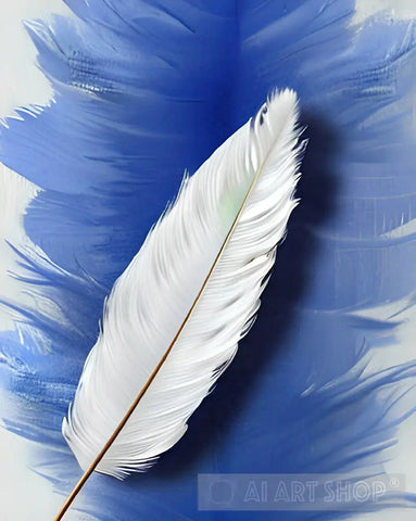 Feather Beauty Ai Artwork