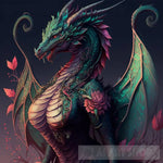 Female Dragon With A Curvy Figure Portrait Ai Art