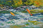 Fish Jump Ai Painting