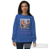 Fools Paradise Ai Art Unisex Organic Sweatshirt Royal Blue / S Clothing