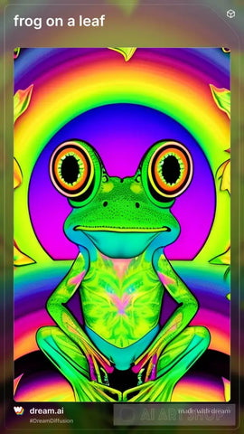 Froggy Ai Painting