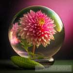 Globe Flower Still Life Ai Art