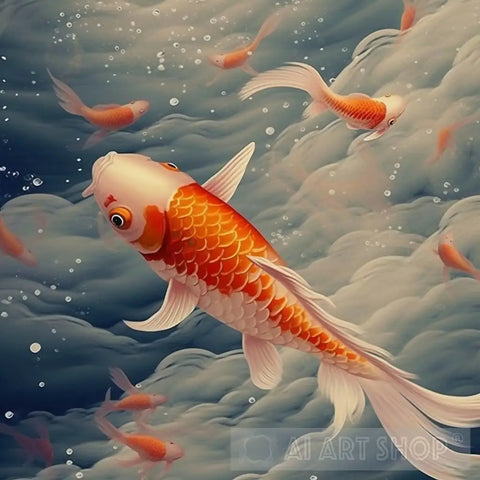 Golden Reflexions 5 Animal Ai Art