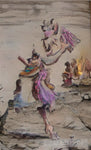 Gread God Pan Dancing In The Ruins Of Banks Ai Painting