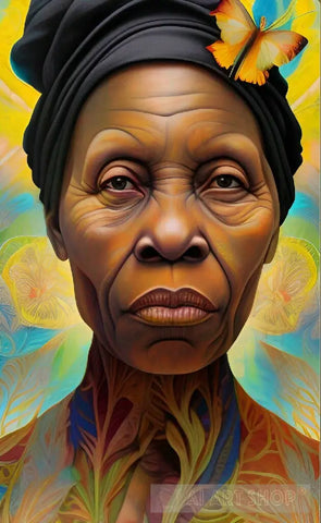 Harriet Tubman Abstract Ai Art