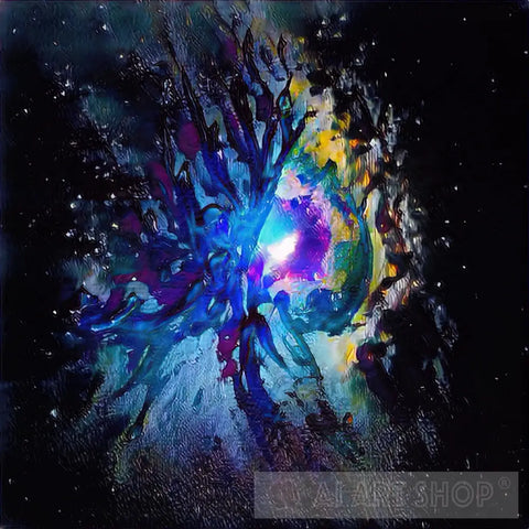 Helix Nebula Ai Painting