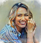 Hilary Duff Portrait Ai Art