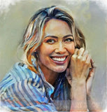 Hilary Duff Portrait Ai Art