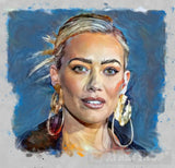 Hilary Duff Portrait Ai Art