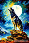 Howling Wolf Animal Ai Art