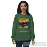 Irrationality Ai Art Unisex Organic Sweatshirt Bottle Green / Xxl