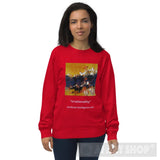 Irrationality Ai Art Unisex Organic Sweatshirt Red / S