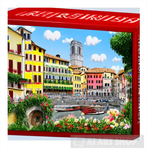 Italy Travel Puzzle Ai Artwork