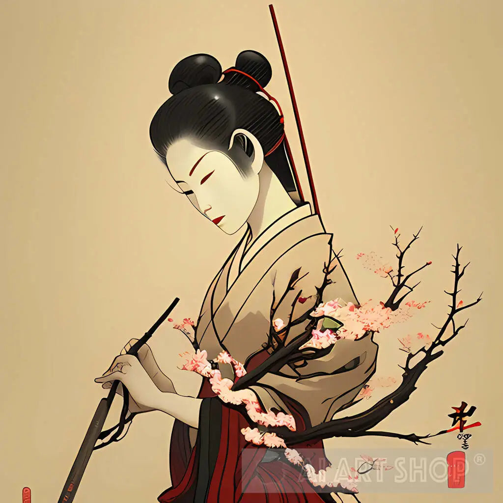 Japanese Art Woman 